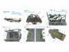 Quinta Studio QD48446 Hurricane family 3D-Printed coloured Interior on decal paper (Italeri/Tamiya) 1/48